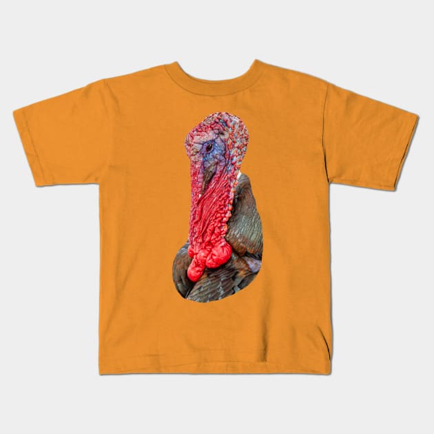 Turkey Gobbler Kids T-Shirt by dalyndigaital2@gmail.com